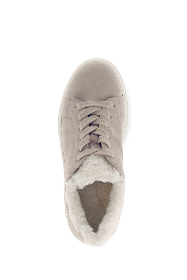 73221 Kadın Kürk Detaylı Sneaker 3.5-7.5 - 2