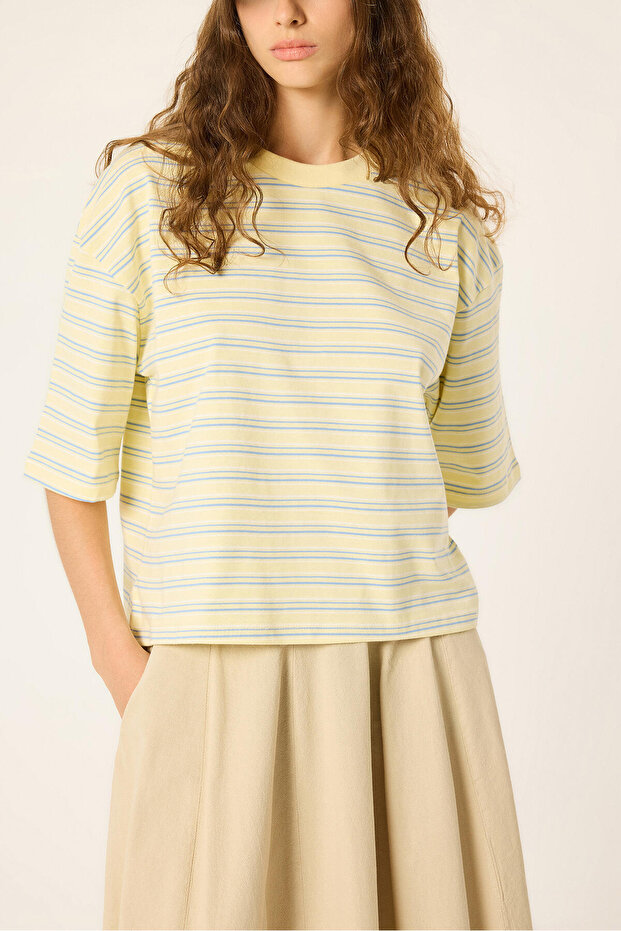 Striped Basic Tshirt - 4