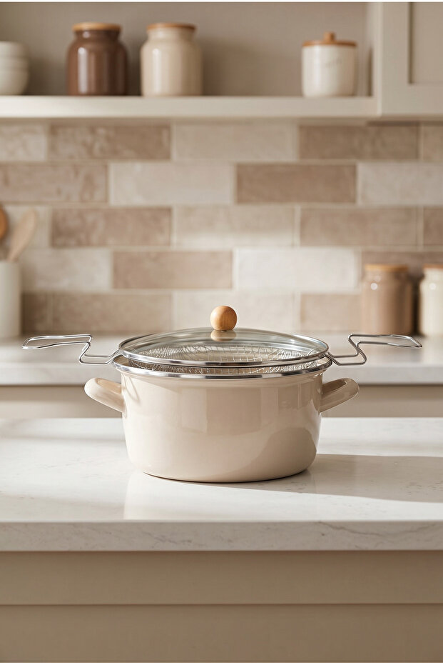 Lumino Frying Pan Beige 22cm