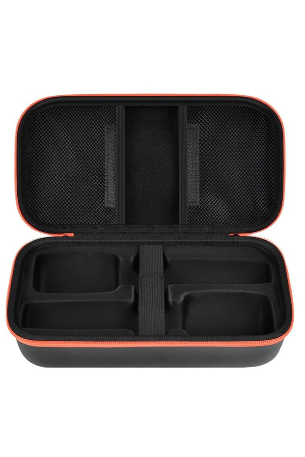 black Wireless Microphone Case for JBL PartyBox & Two Mic System, Shockproof Karaoke Microphones Tra