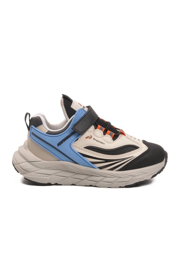 White-Blue Velcro Boys' Sports Shoes 1987 F