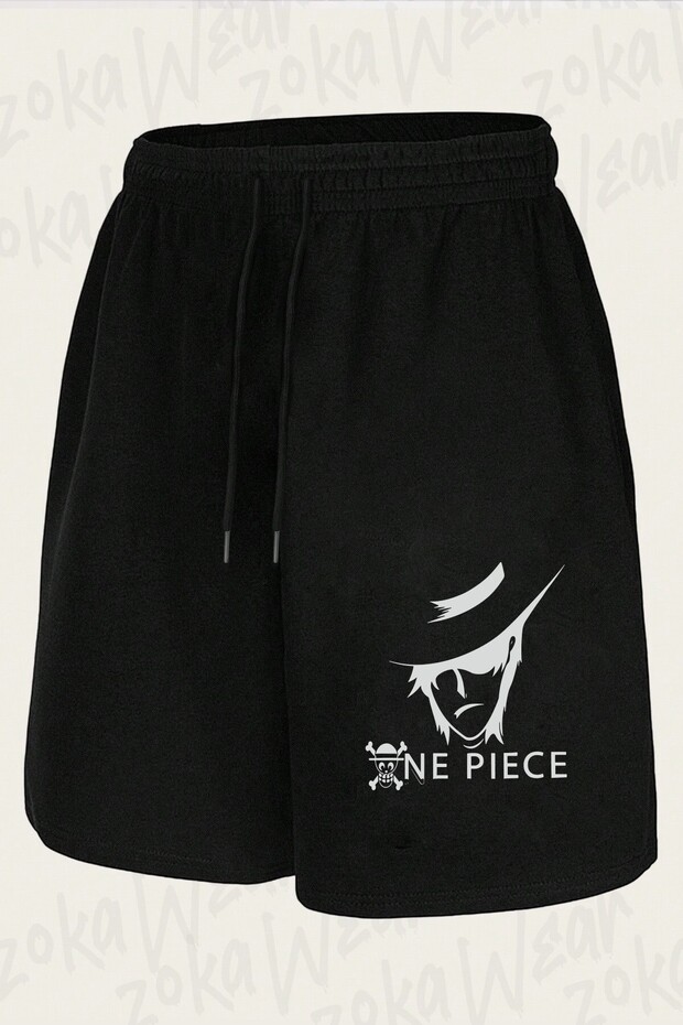 شورت مطبوع بتصميم One Piece2 للجنسين