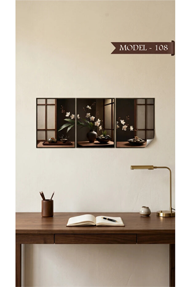 Static Cling Tablecloth - Poster Flower (Model- 108)
