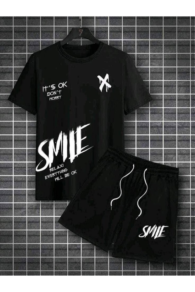 Summer Collection New Arrival T-Shirt & Shorts Set Printed Pattern Lightweight & Cool Fabric for All-Day Comfort