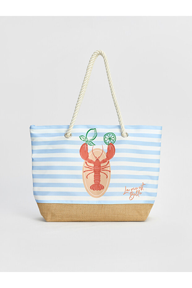 Trendlucky Women's Straw Beach Bag with a Difference