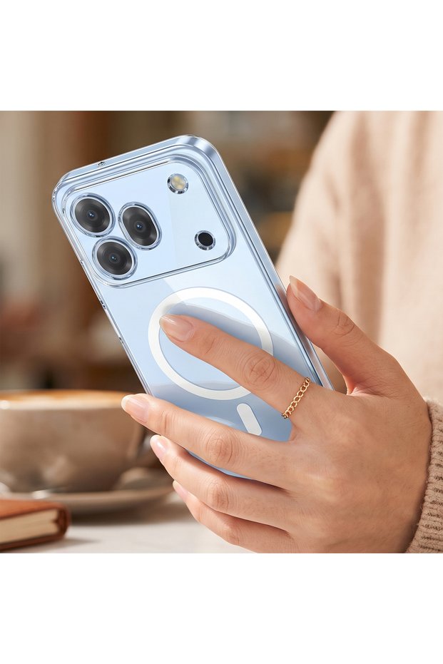 Honor 600 Pro 5g Case Magsafe Compatible Non-Yellowing Crystal Hard Cover Transparent