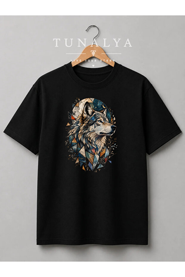 Tunalya Strong Bozkurt Special Design Premium Printed Unisex Cotton T-Shirt - High Quality