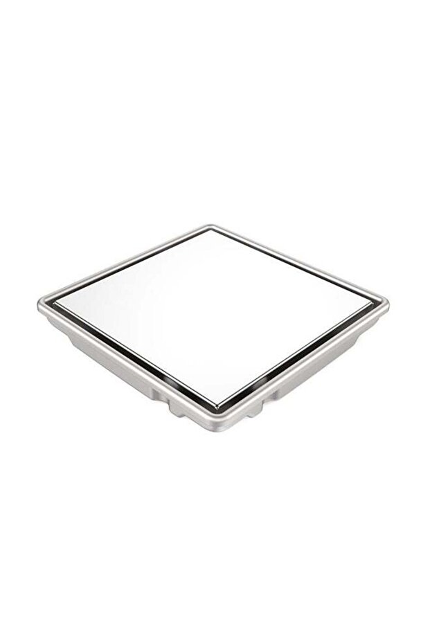 Milano Concealed Floor Drain - Stainless Steel 304, 150x150mm, 4" Drain Diameter, Chrome Finish, Sanitary Bath Valves & Drains