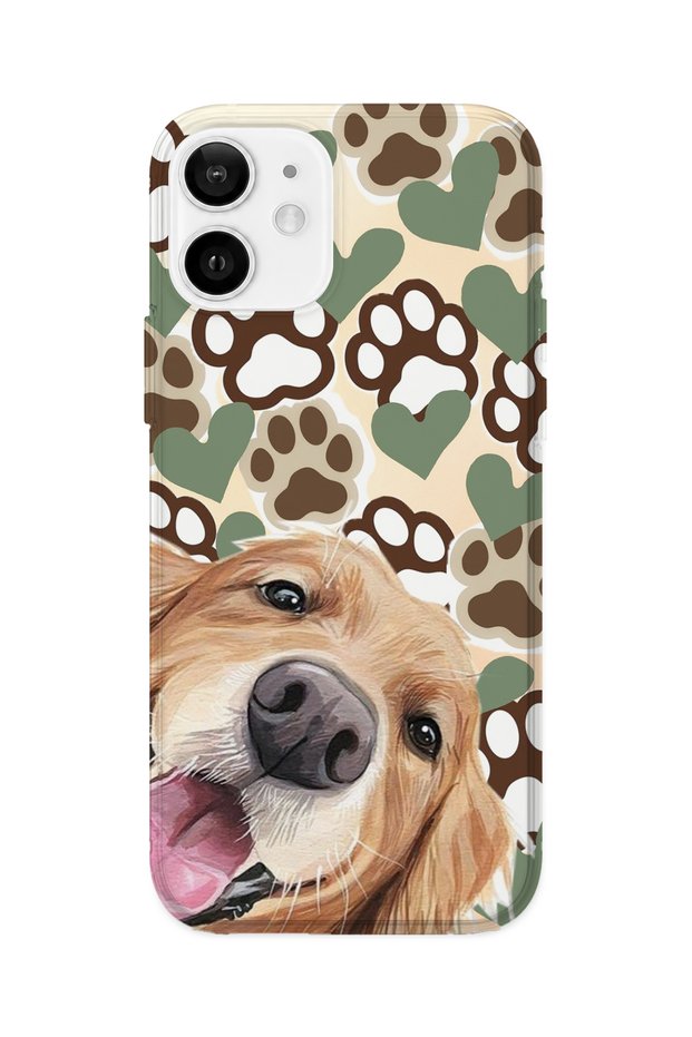 iPhone 12 Mini Compatible Printed Transparent Phone Case | Collection: Dog Lover