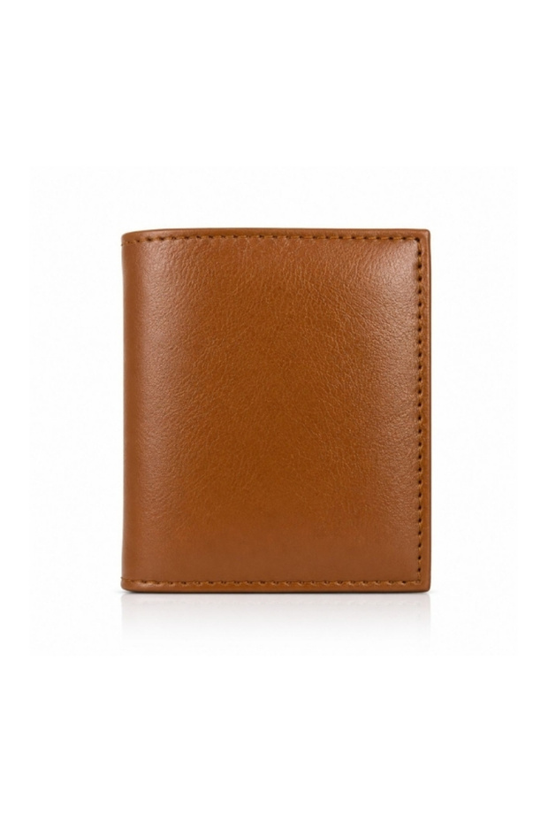 Vertical Classic Faux Leather Men's Wallet