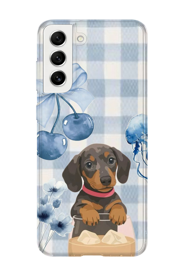 Samsung Galaxy S21 Fe Compatible Printed Transparent Phone Case |   Collection: Dog Lover