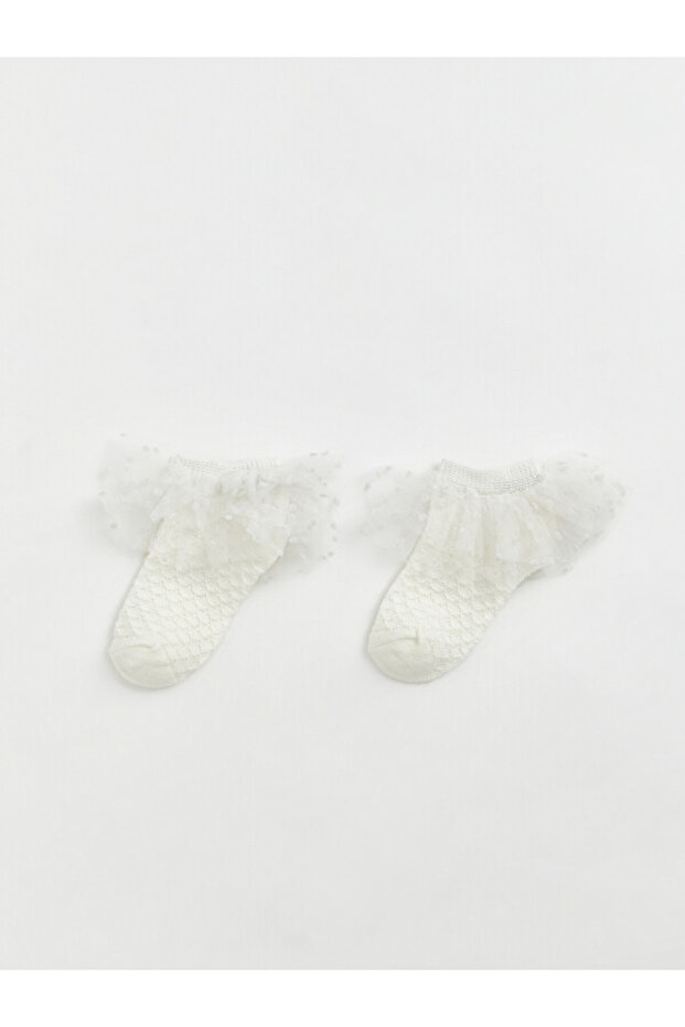 Esvab • Modern & Stylish Baby Girl Booties Socks 2-Pack