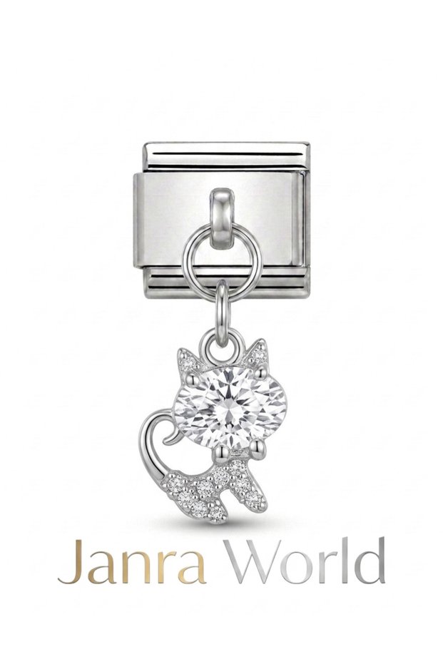 Italian charm fancy charm 0.9 mm italian charm bracelet compatible stainless steel dangle charm model