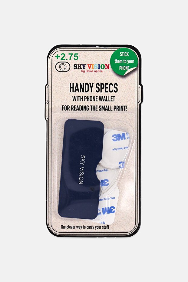 Men 4205002 Handy Oval Reading Glasses With Phone Wallet, Silver