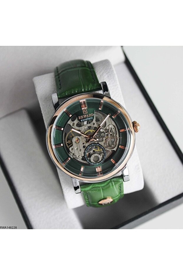 Rwa148228 Leather Cord Automatic Men Wristwatch