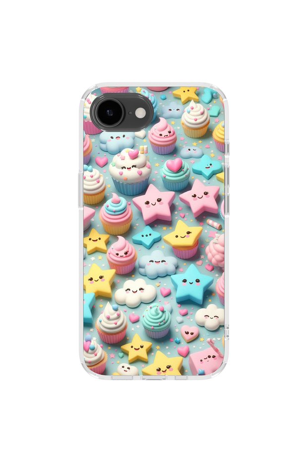 iPhone 17E Compatible Printed Transparent Phone Case |   Collection: Kawaiimilk Dreamies