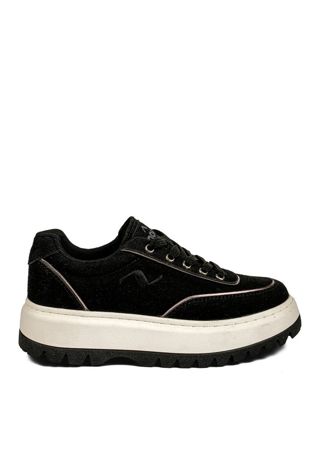 Clear Black Women's Casual Shoes