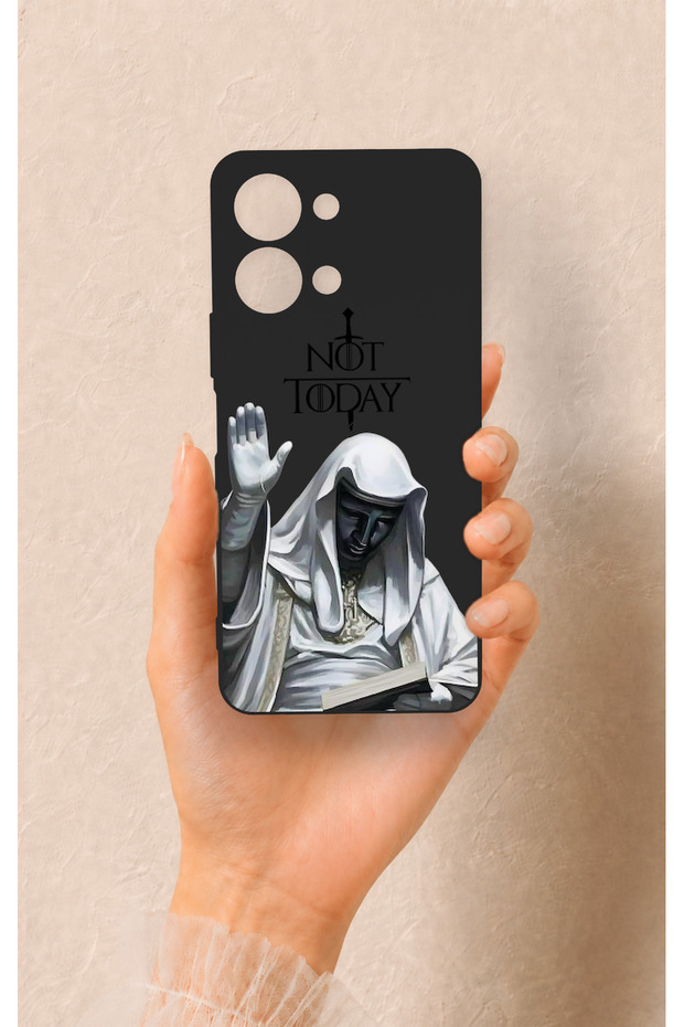 Vivo Y05 4g Compatible Not Today Patterned Silicone Case