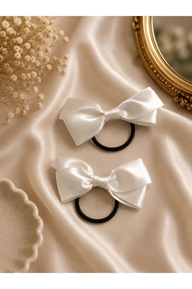Women's 2 Pieces Black Ribbon Buckle