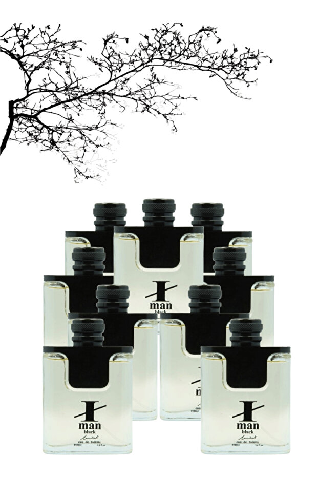 9 قطع عطر أسود 100 مل