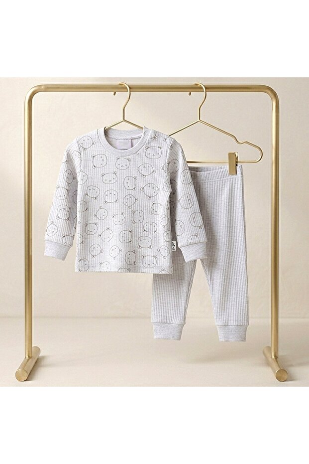 Teddy Bear Head Pajama Set 9323