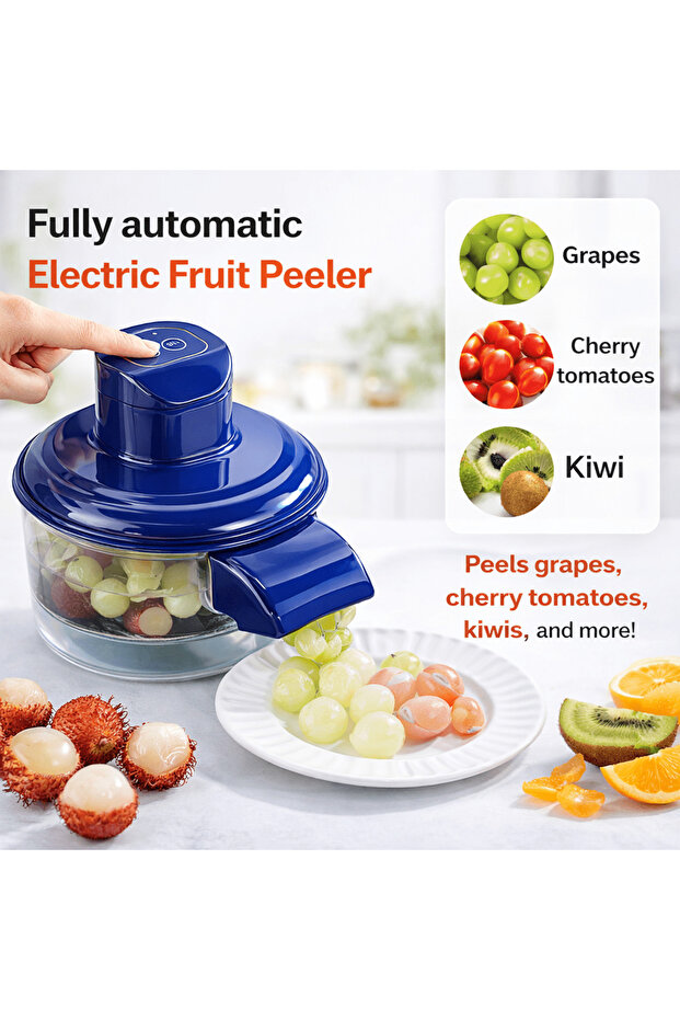 Fully Automatic Electric Fruit Peeler One-Touch Skin Remover