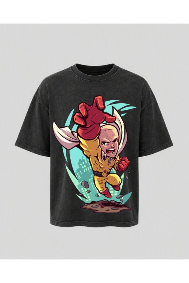 Anime Inspired One Punch Hero Printed Unisex T-Shirt