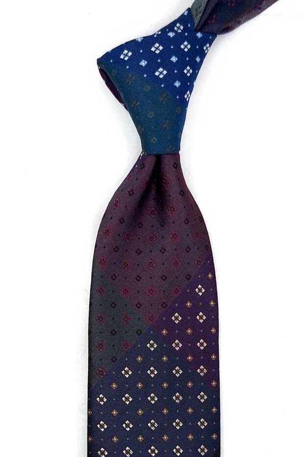 Small Pattern Patchwork Classic Tie Kk13840