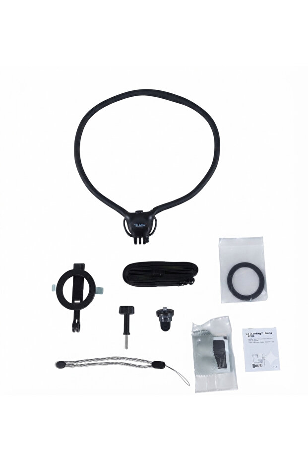2-in-1 Magnetic Hands-Free Neck Mount for Action Cameras & Smartphones