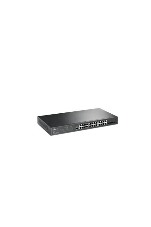 تي بي-لينك أومادا TL-SG3428 محول شبكة قابل للإدارة بـ 24 منفذ جيجابت و4 منافذ SFP قابل للتركيب على الرف