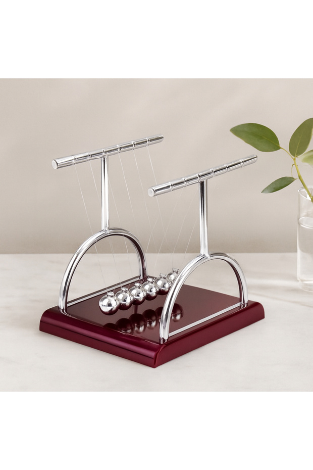 Large Desktop Newton Balance Ball - Metal