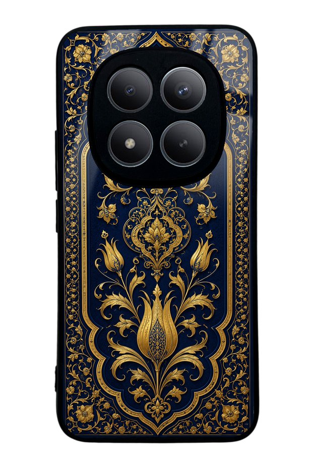 Xiaomi Redmi Note 15 Pro Plus Sapphire Ottoman Gold Design Glossy Phone Case