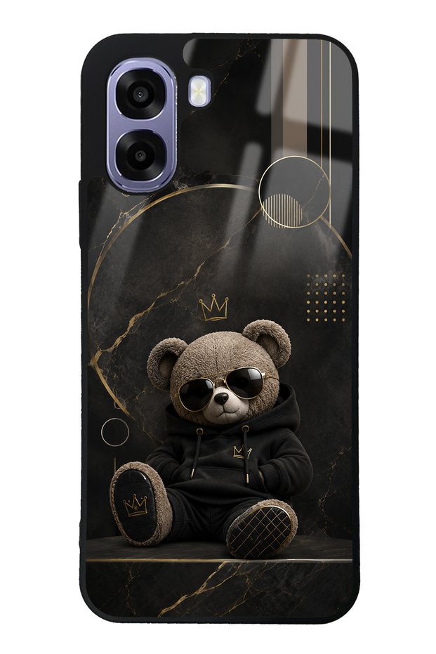 Oppo A6T Royal Teddy Design Glossy Phone Case