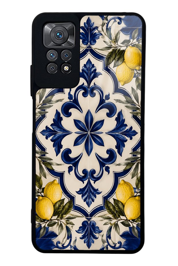 Xiaomi Redmi Note 11 Pro Royal Lemon Mosaic Design Glossy Phone Case