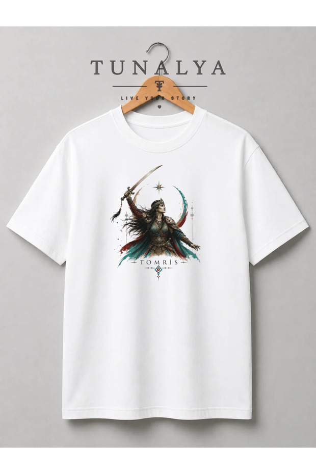 Tunalya Tomris Hatun Designed Premium Printed Unisex Cotton T-Shirt - High Quality