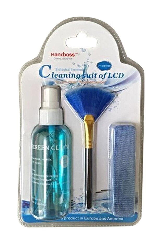 Laptop Screen Cleaning Kit Light Blue