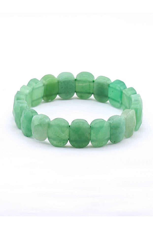 Natural Stone Aventurine Natural Stone Unisex Bracelet Eubravtrn