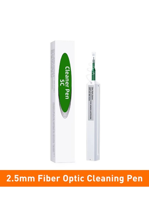 2.5mm(SC-FC-ST) ZoeRax Fiber Optic Cleaner Pen 800 Cleans SC FC ST LC MU Connector Cleaner for Netwo