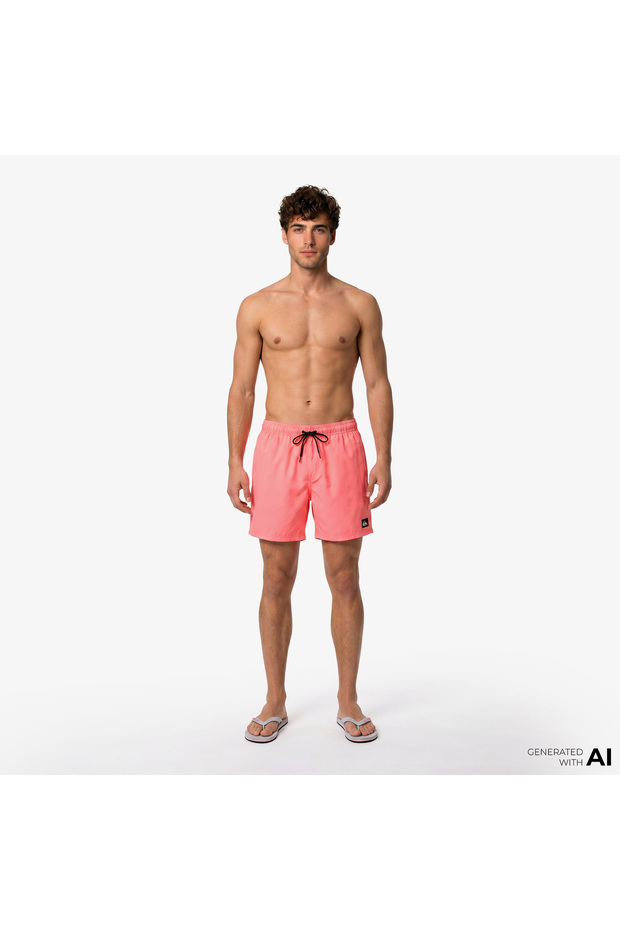 Everyday Solid Erkek Turuncu Deniz Şortu