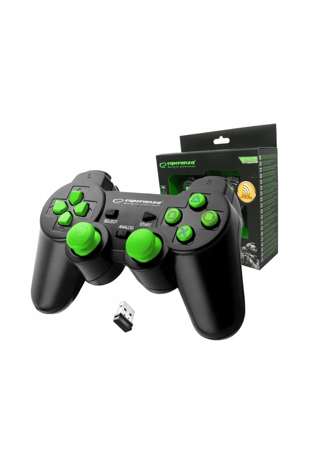 2 x Gamepad Wireless USB pentru PS3 PC