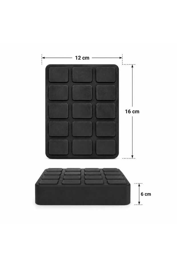 ربلة / كاوتش رافعة هيدروليك مستطيلة للورش, Rubber Lift Pad Rectangular - 1