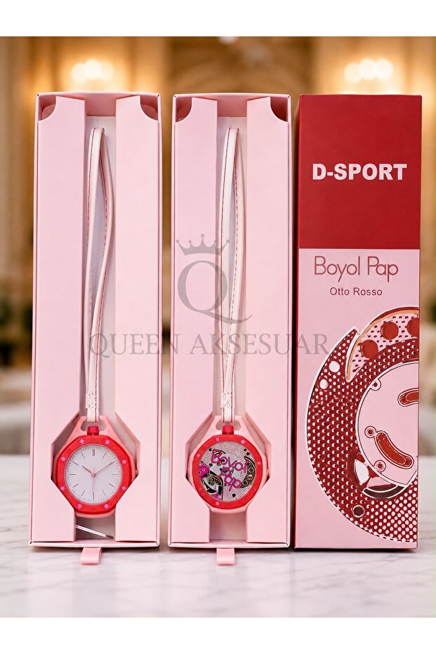 New Luxury Trend Unisex Shackle Watch Bag Ornament Keychain Pendant Belt Accessory Boxed Red