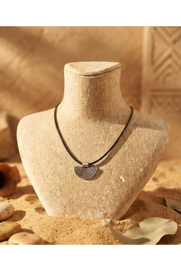 Bohemian Half Spiral Rope Necklace Y2K