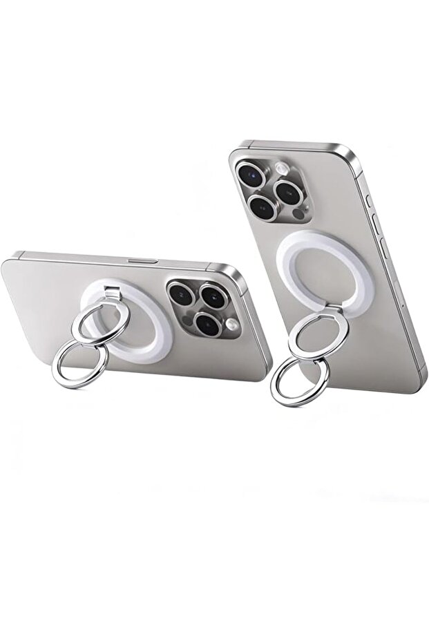 Dual-Sided 360° Foldable Magnetic Phone Ring Holder