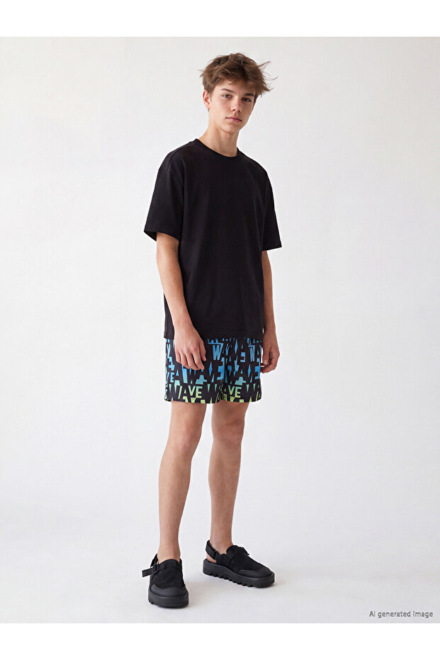 Alita City Quick-Drying Uv-Protective Boys' Swim Shorts with a Difference