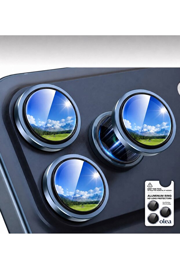 iPhone 17 Pro Max/ 17 Pro Compatible Ar+ Af+ Premium Sapphire Camera Protective Lens with Easy Installation Tool