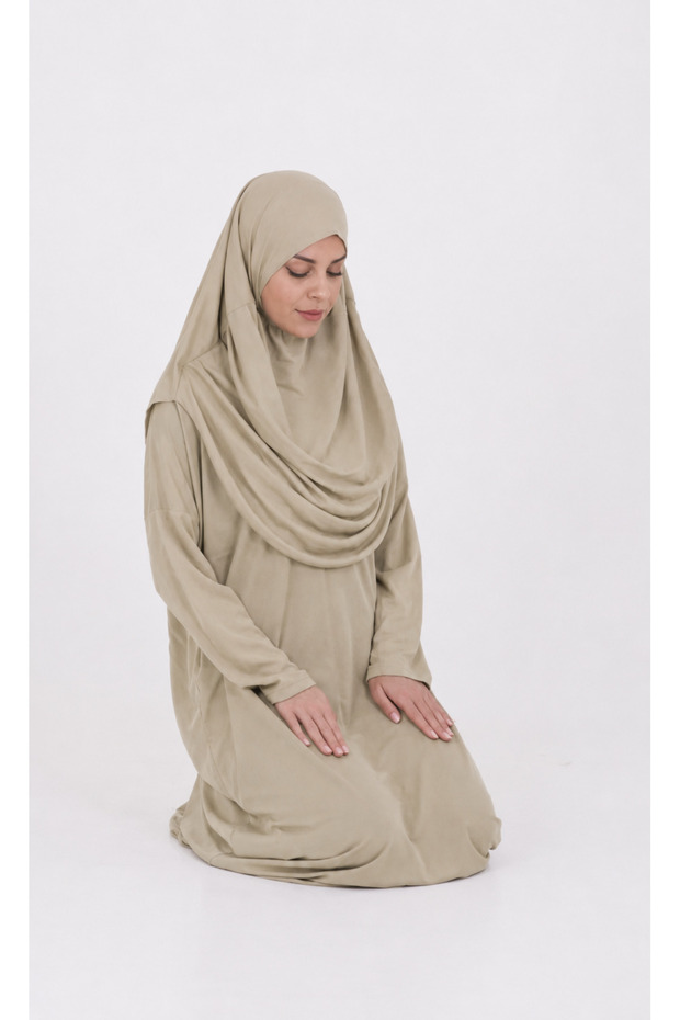 One-Piece Prayer Dress Full Length Mink