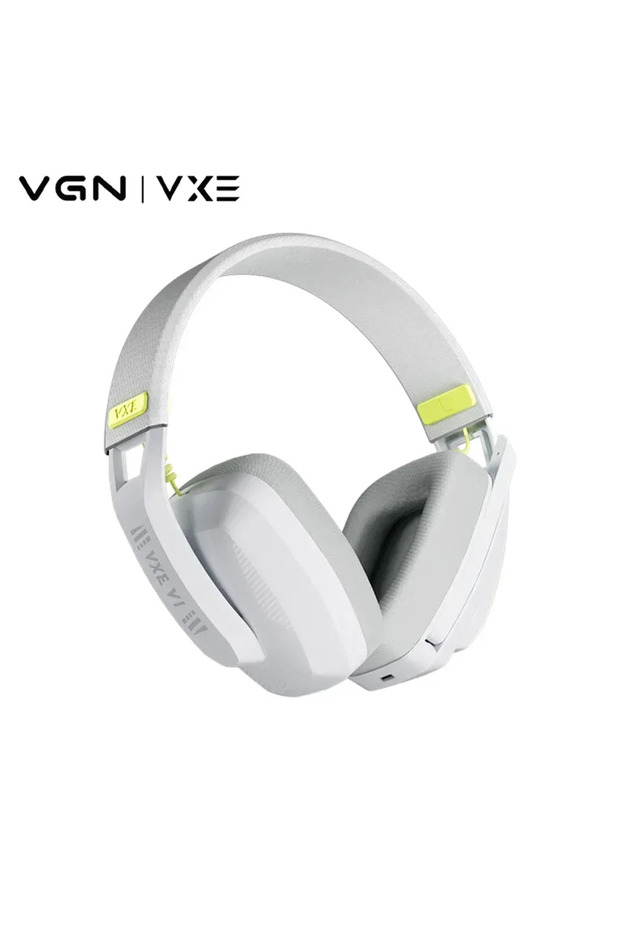 White VGN VXE Siren V1 Gaming Headset Bluetooth 5.3/2.4g Dual-mode Lightweight Headphone With Microp