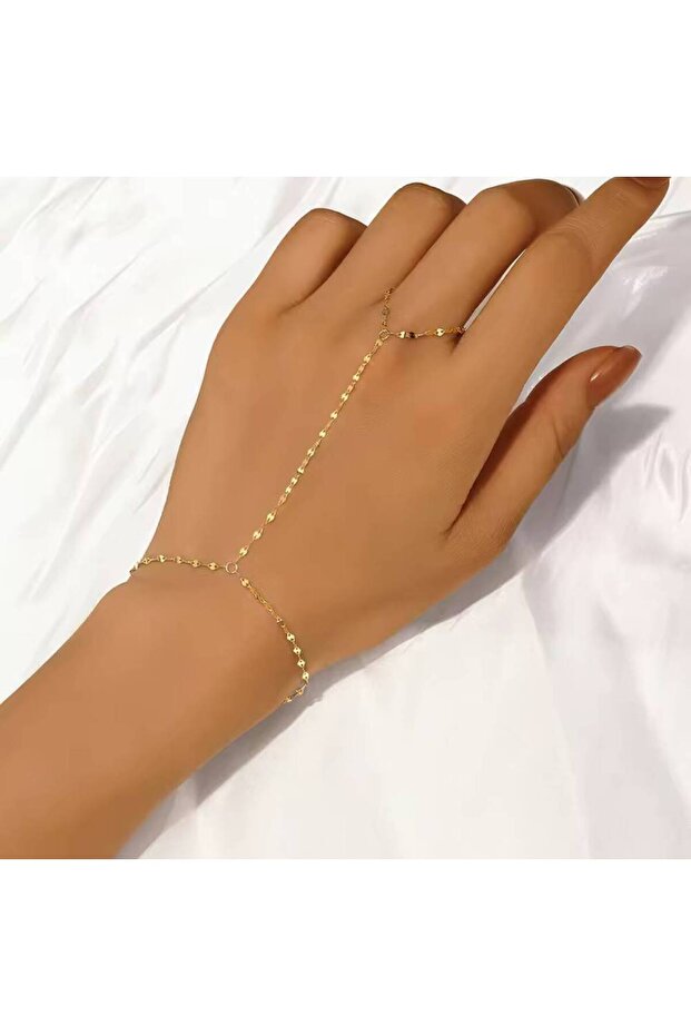 سلسلة كف عيار فضة 925 بتصميم ناعم