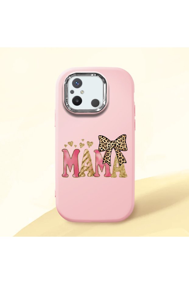 Redmi 12C Compatible Shock-Absorbing Camera Protected Pink Silicone Case
